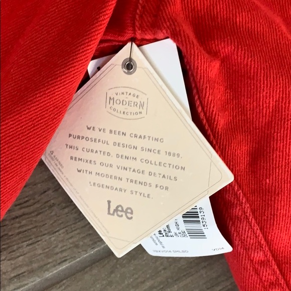 Lee vintage modern rider jacket in red - Picture 10 of 16